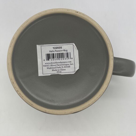 Goodbye Tension Hello Pension About Face Designs Coffee Mug - Picture 4 of 4
